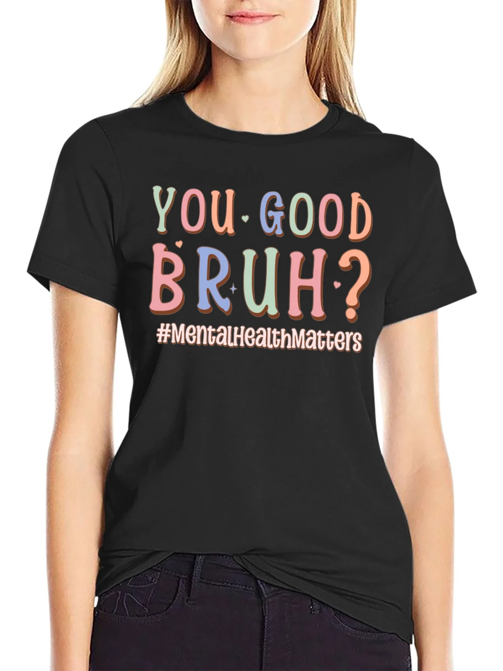 You Good Bruh? Mental Health T-Shirt product image 2