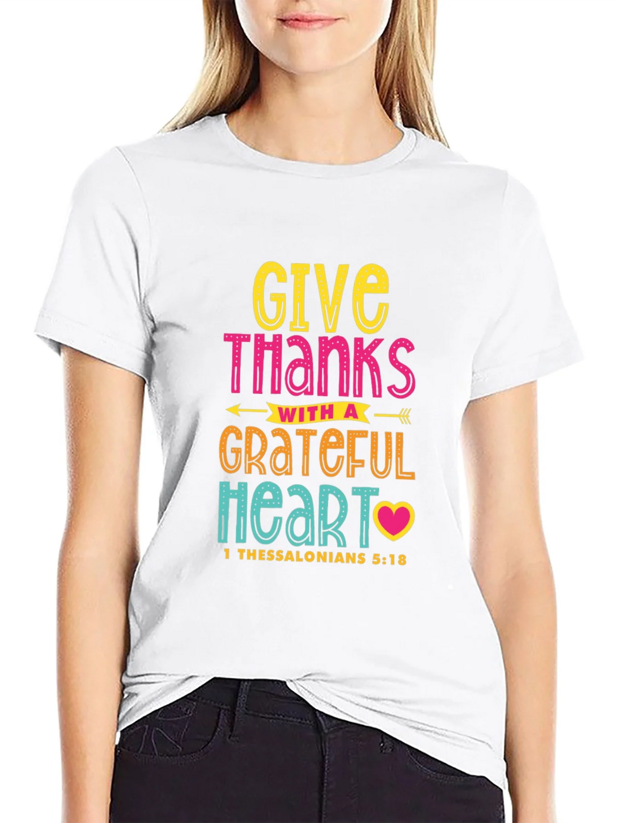 Give Thanks Christian T-Shirt product image 8