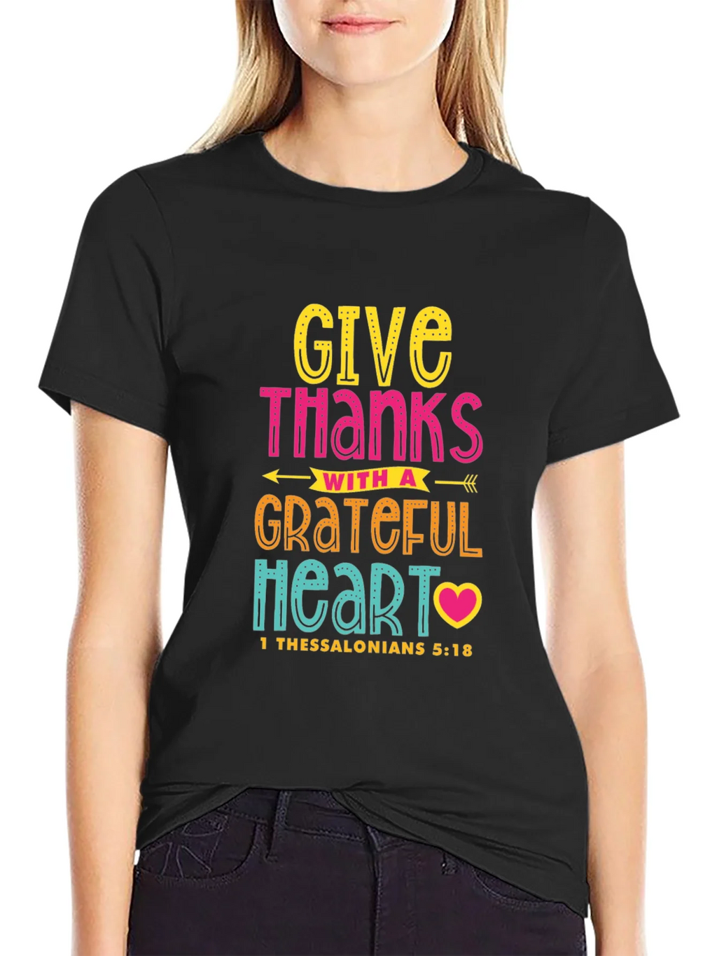 Give Thanks Christian T-Shirt product image 2