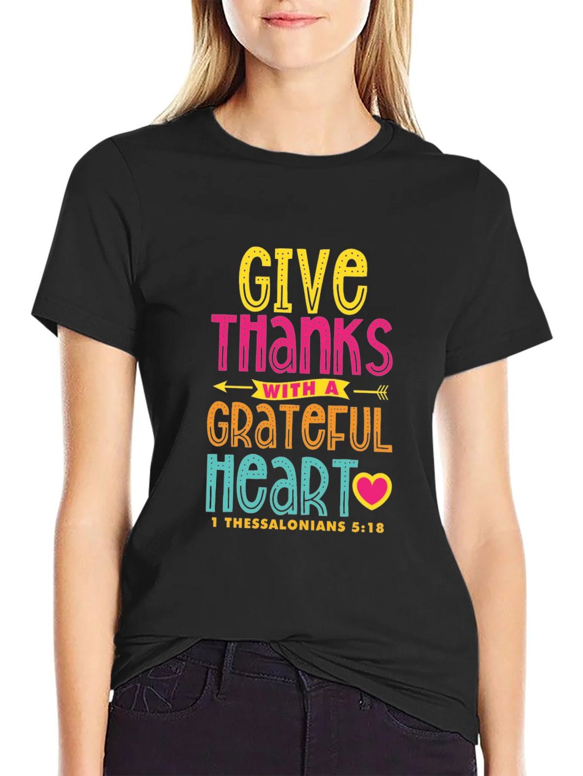 Give Thanks Christian T-Shirt product image 2
