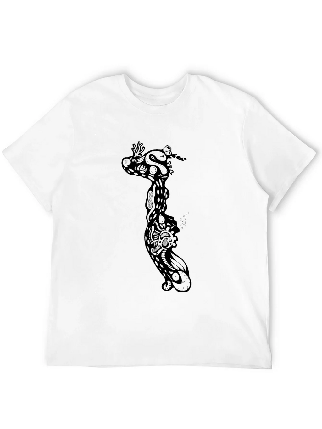 Black Graphic Print Crew Neck T-Shirt product image 11