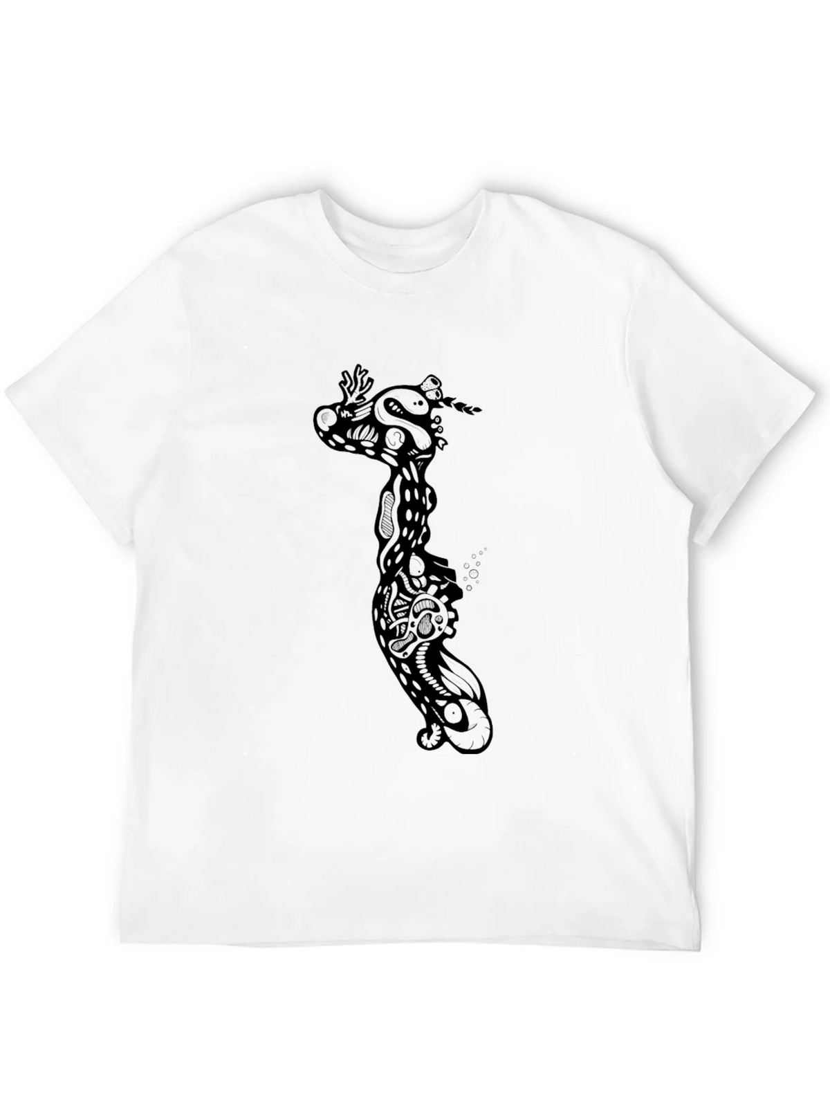 Black Graphic Print Crew Neck T-Shirt product image 11