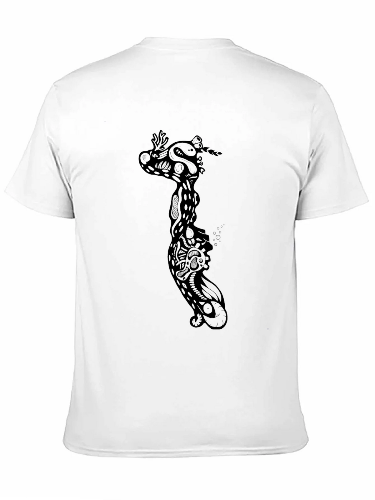 Black Graphic Print Crew Neck T-Shirt product image 10