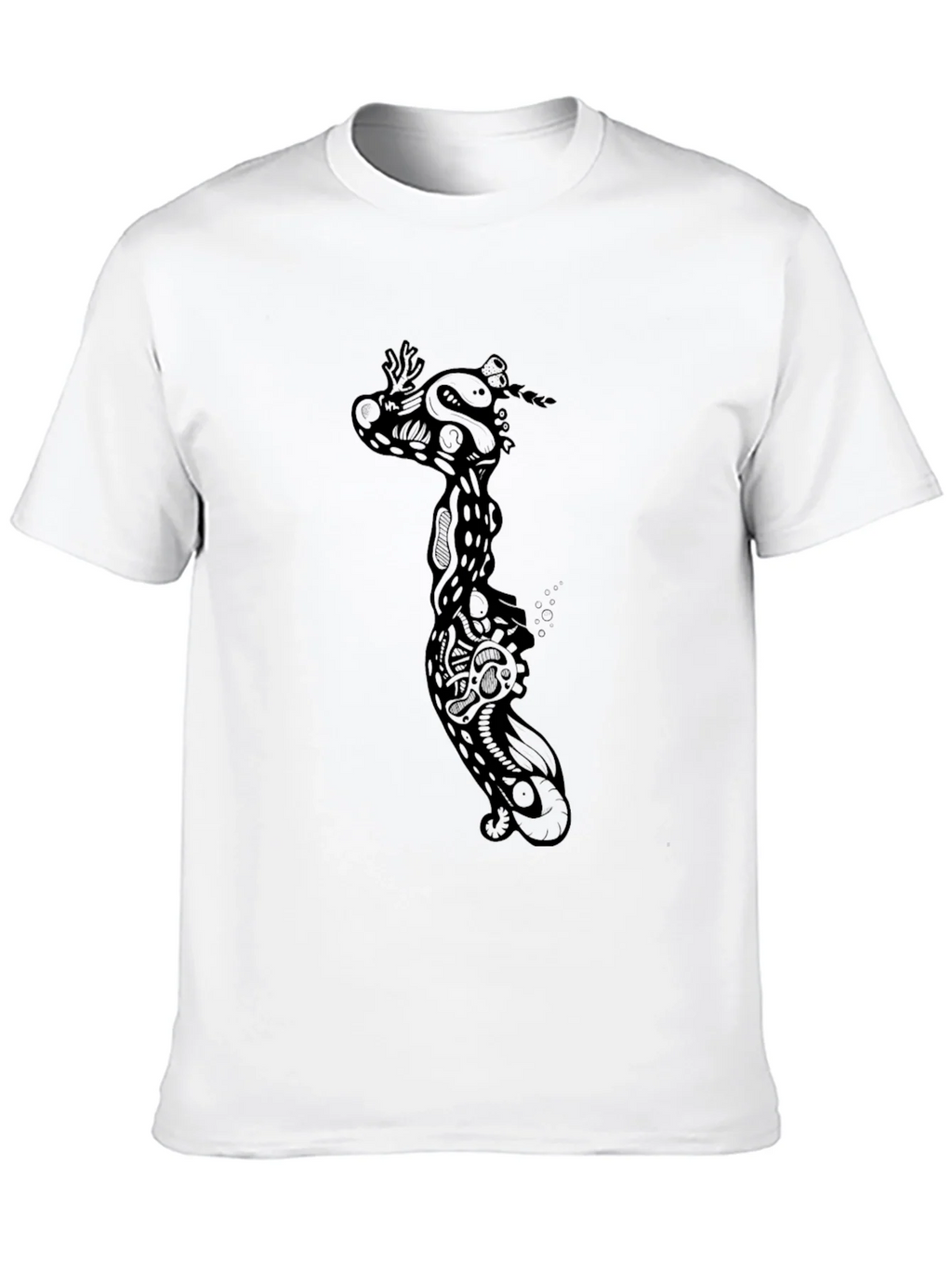 Black Graphic Print Crew Neck T-Shirt product image 9