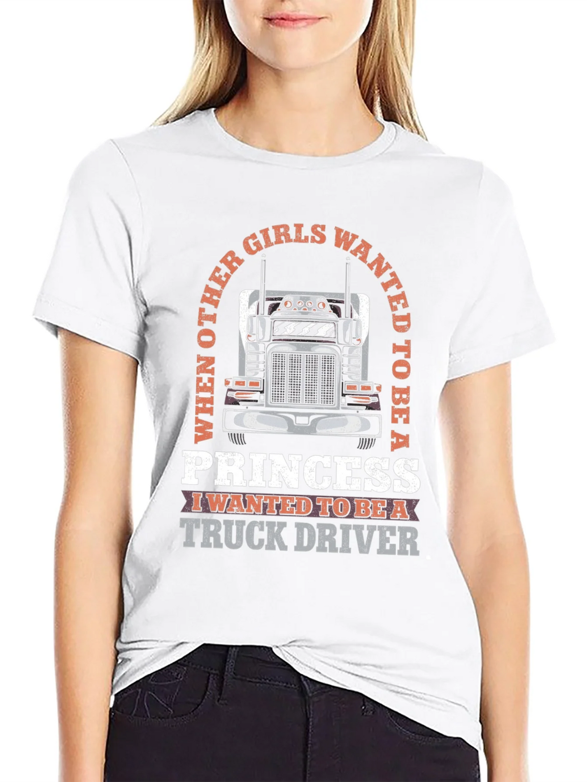 Truck Driver Princess T-Shirt product image 8