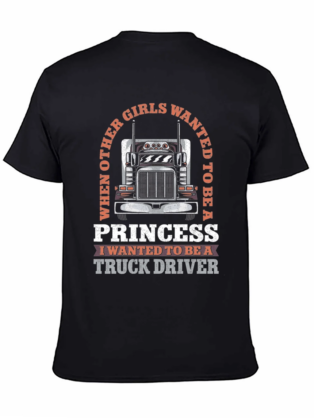 Truck Driver Princess T-Shirt product image 4