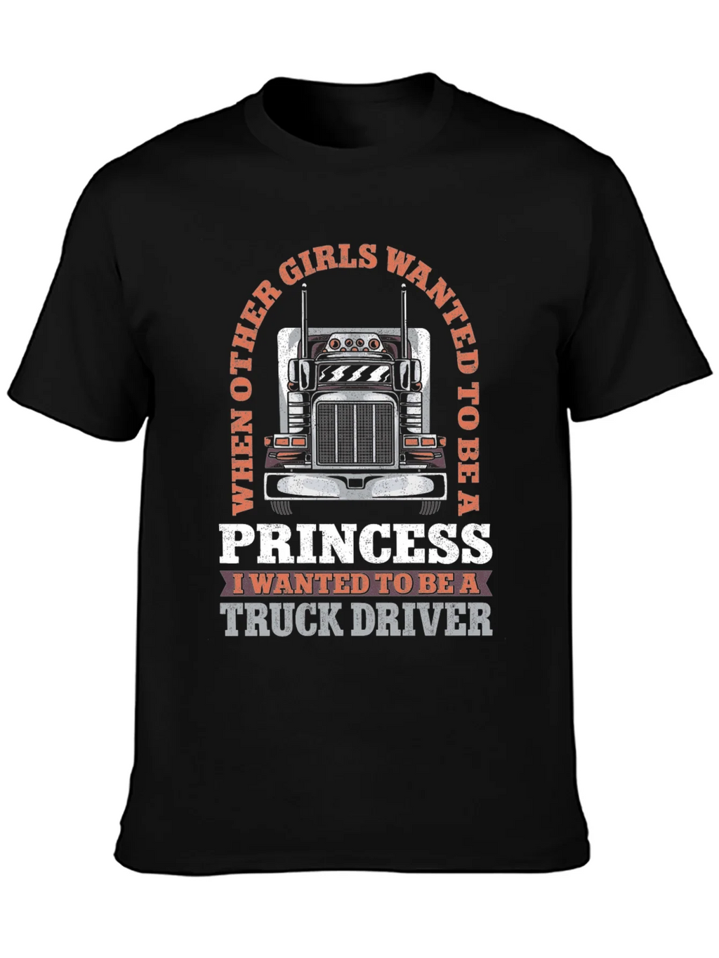 Truck Driver Princess T-Shirt product image 3