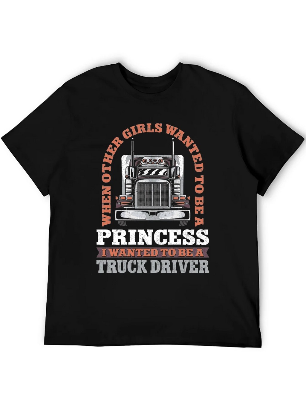 Truck Driver Princess T-Shirt product image 5