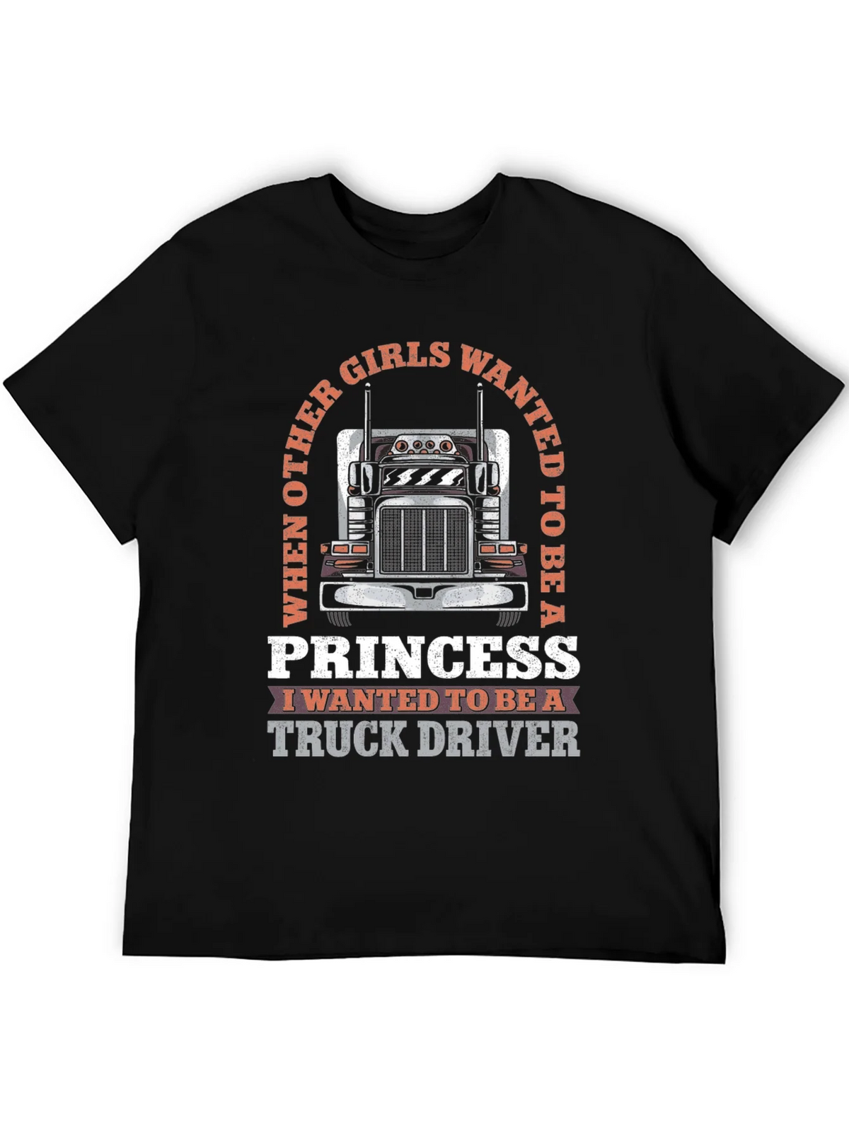 Truck Driver Princess T-Shirt product image 5