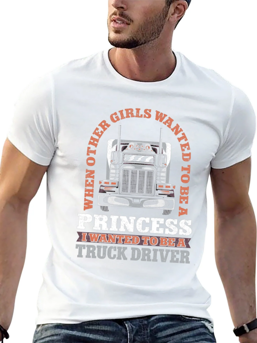 Truck Driver Princess T-Shirt product image 12