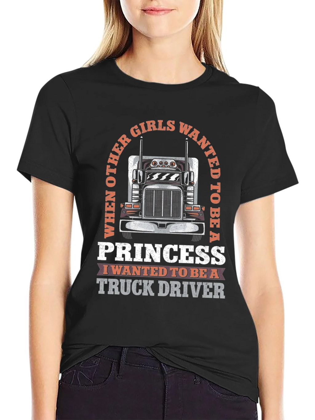 Truck Driver Princess T-Shirt product image 2