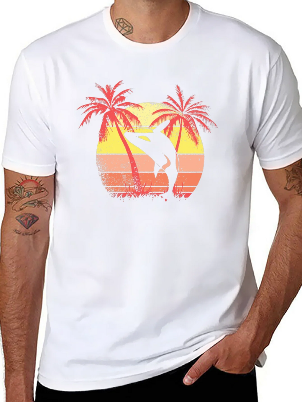 Orca Sunset Graphic Tee - Island Vibes product image 7