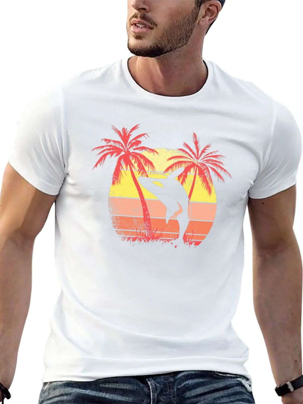 Orca Sunset Graphic Tee - Island Vibes product image 12