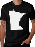 Minnesota State Outline T-Shirt product image 1