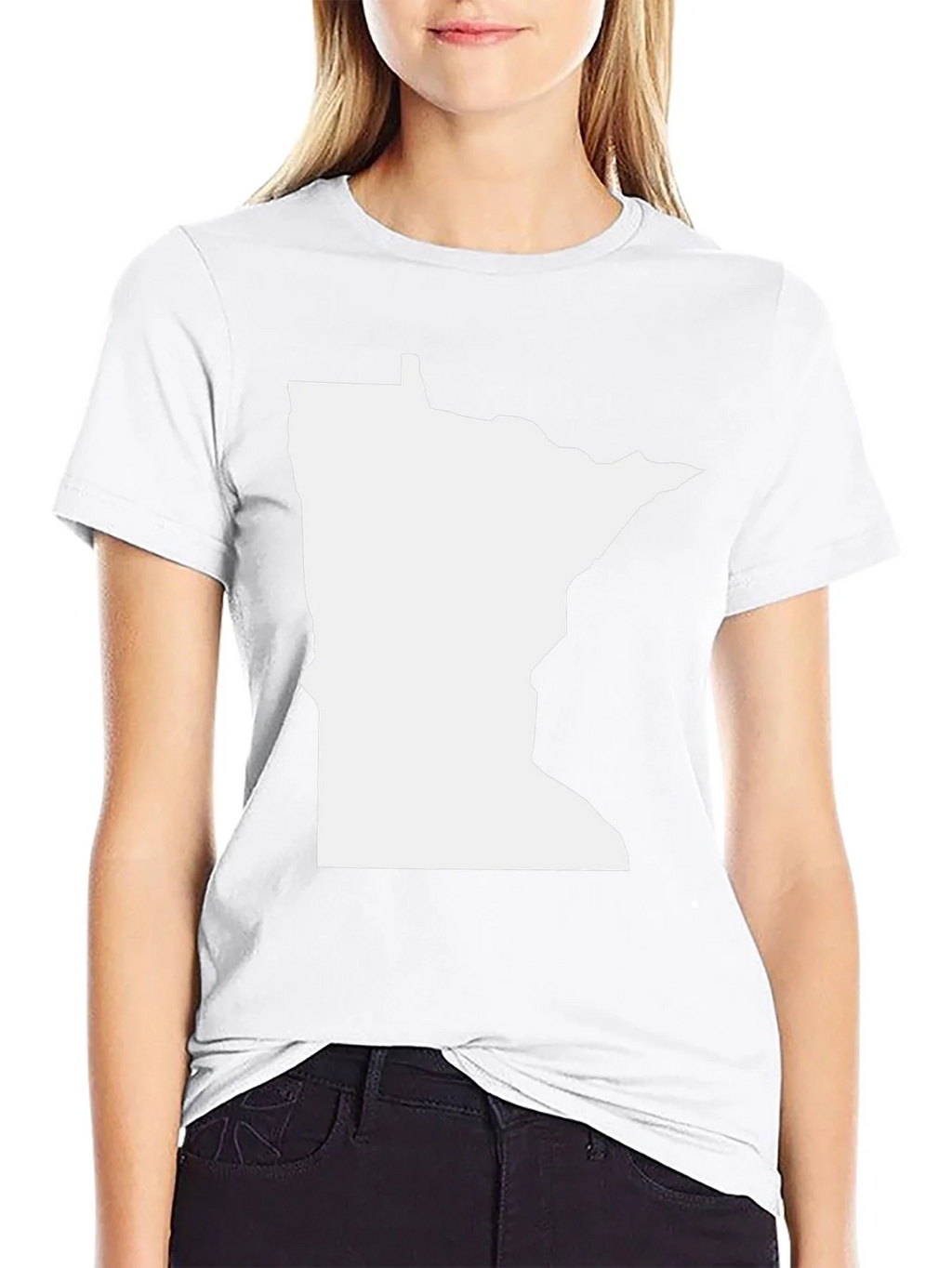 Minnesota State Outline T-Shirt product image 8