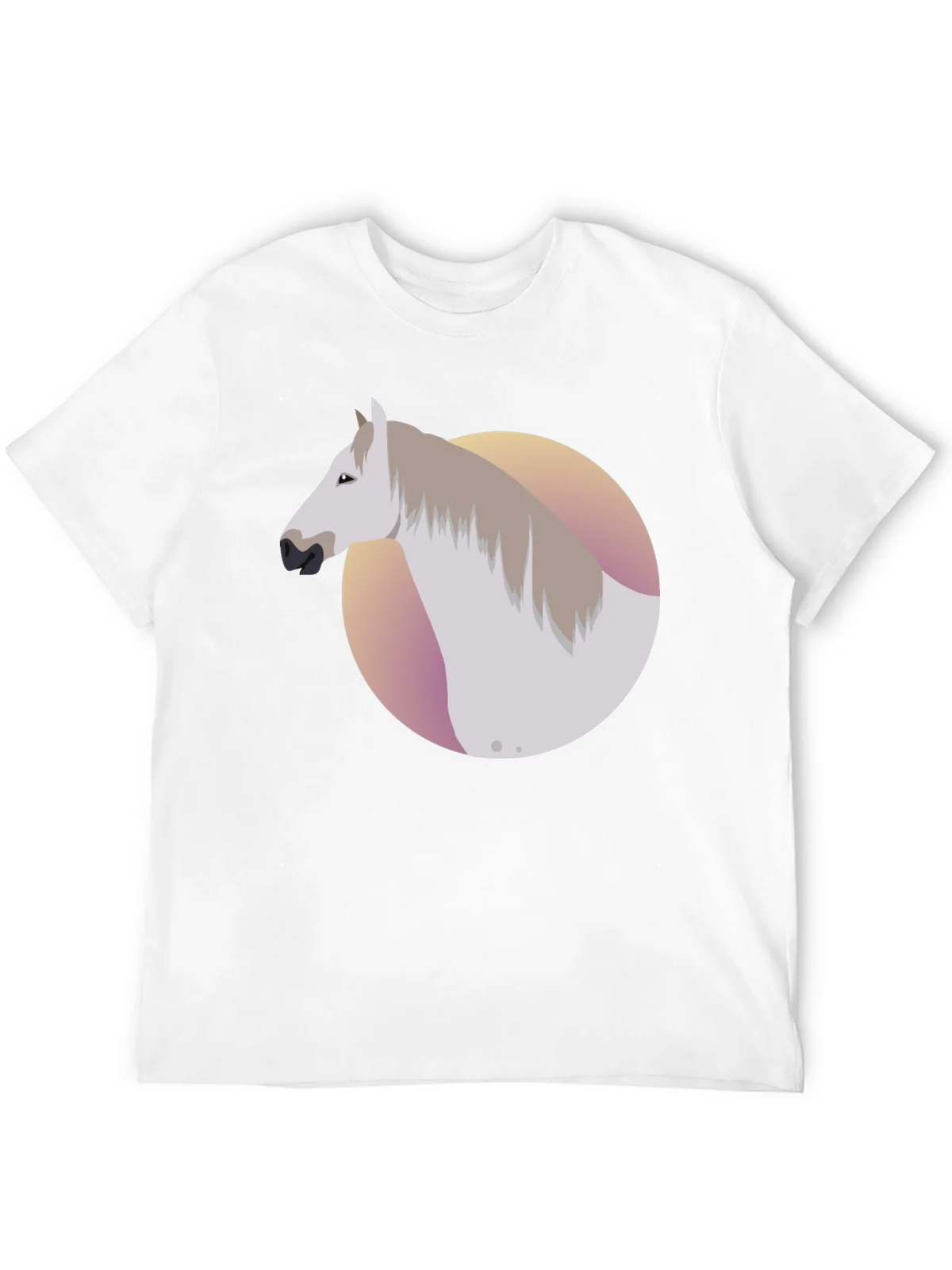 Horse Graphic Tee - Black Cotton Blend Shirt product image 11
