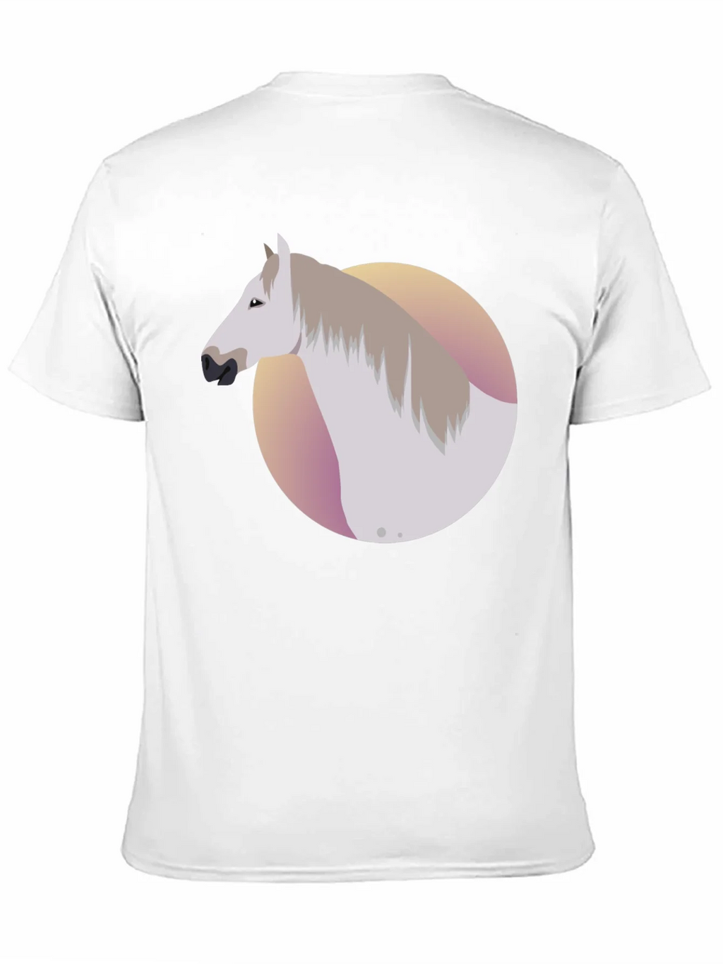 Horse Graphic Tee - Black Cotton Blend Shirt product image 10