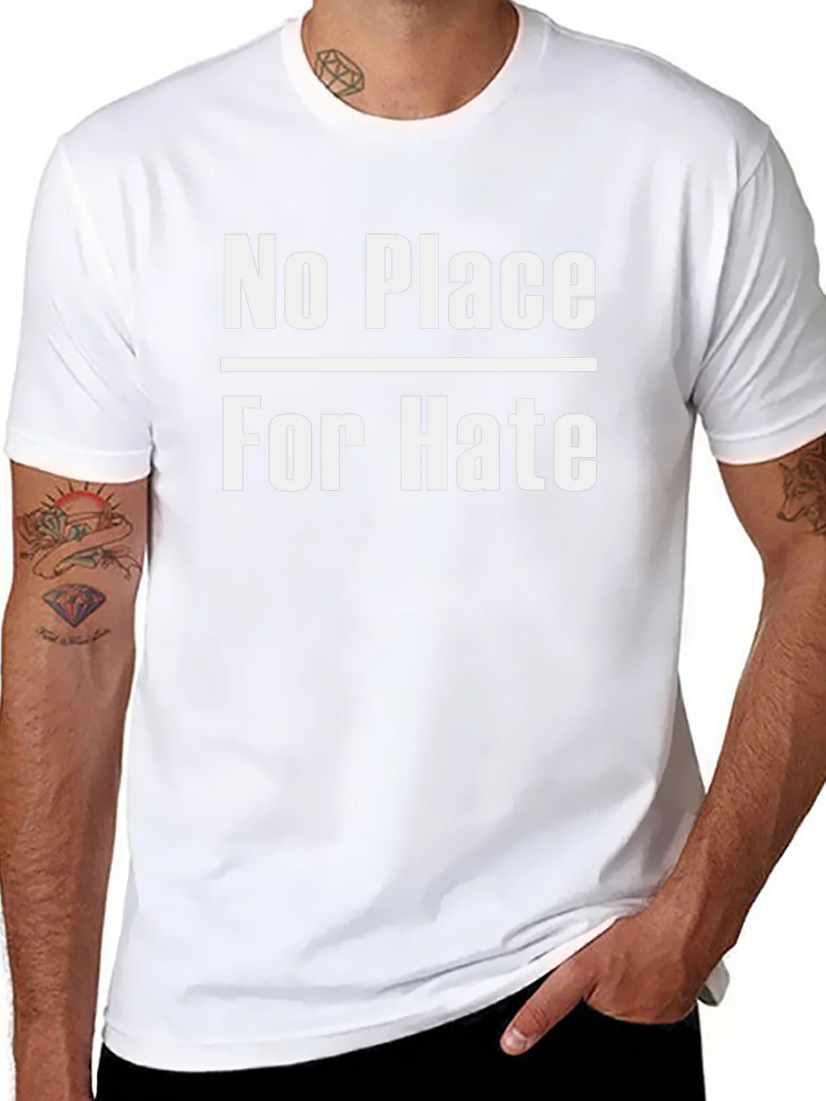 No Place For Hate T-Shirt - Graphic Tee product image 7