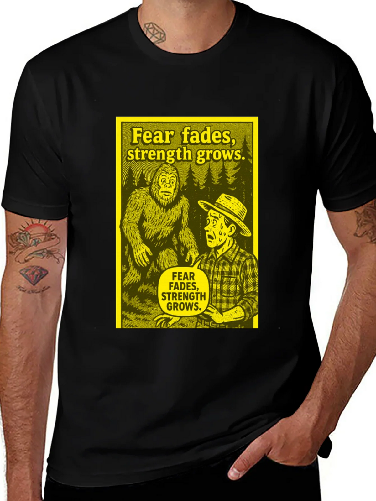 Fear Fades Strength Grows T-Shirt product image 1