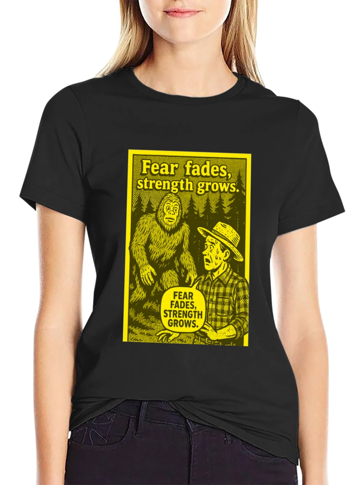 Fear Fades Strength Grows T-Shirt product image 2