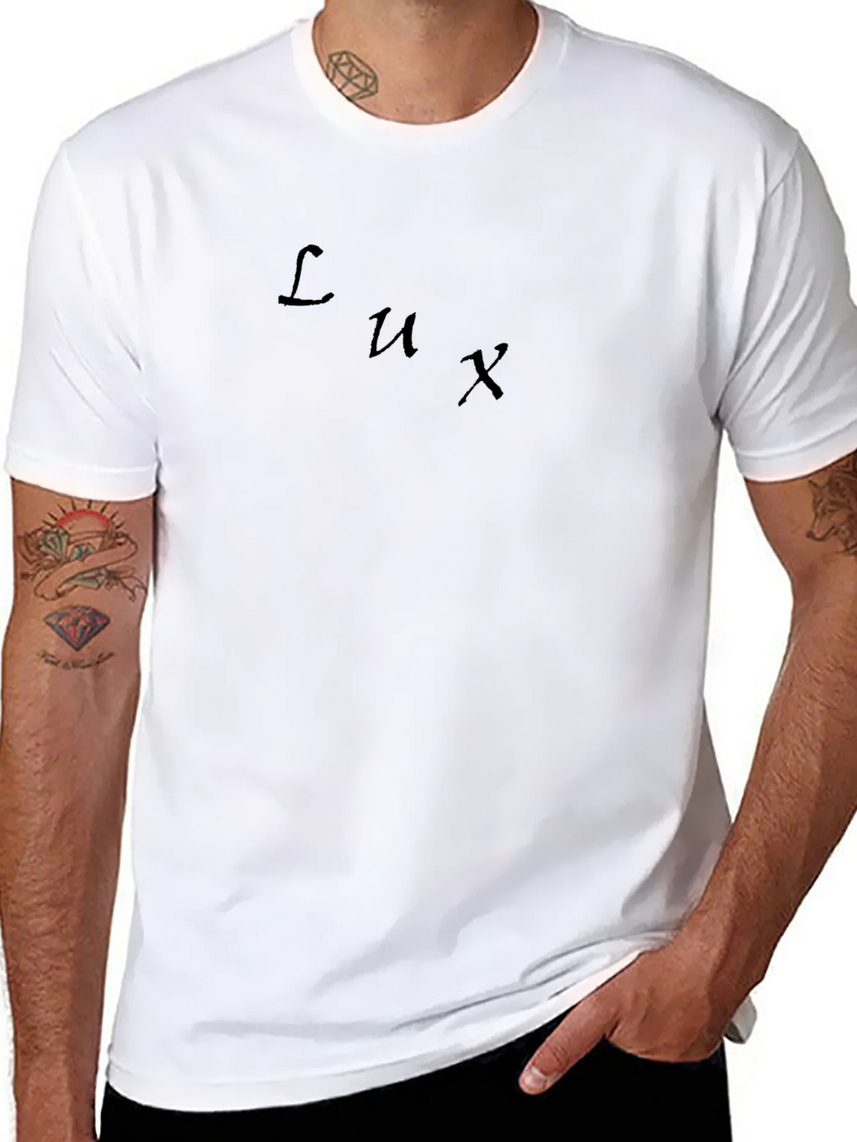Lux Black T-Shirt - Modern Minimalist Design product image 7