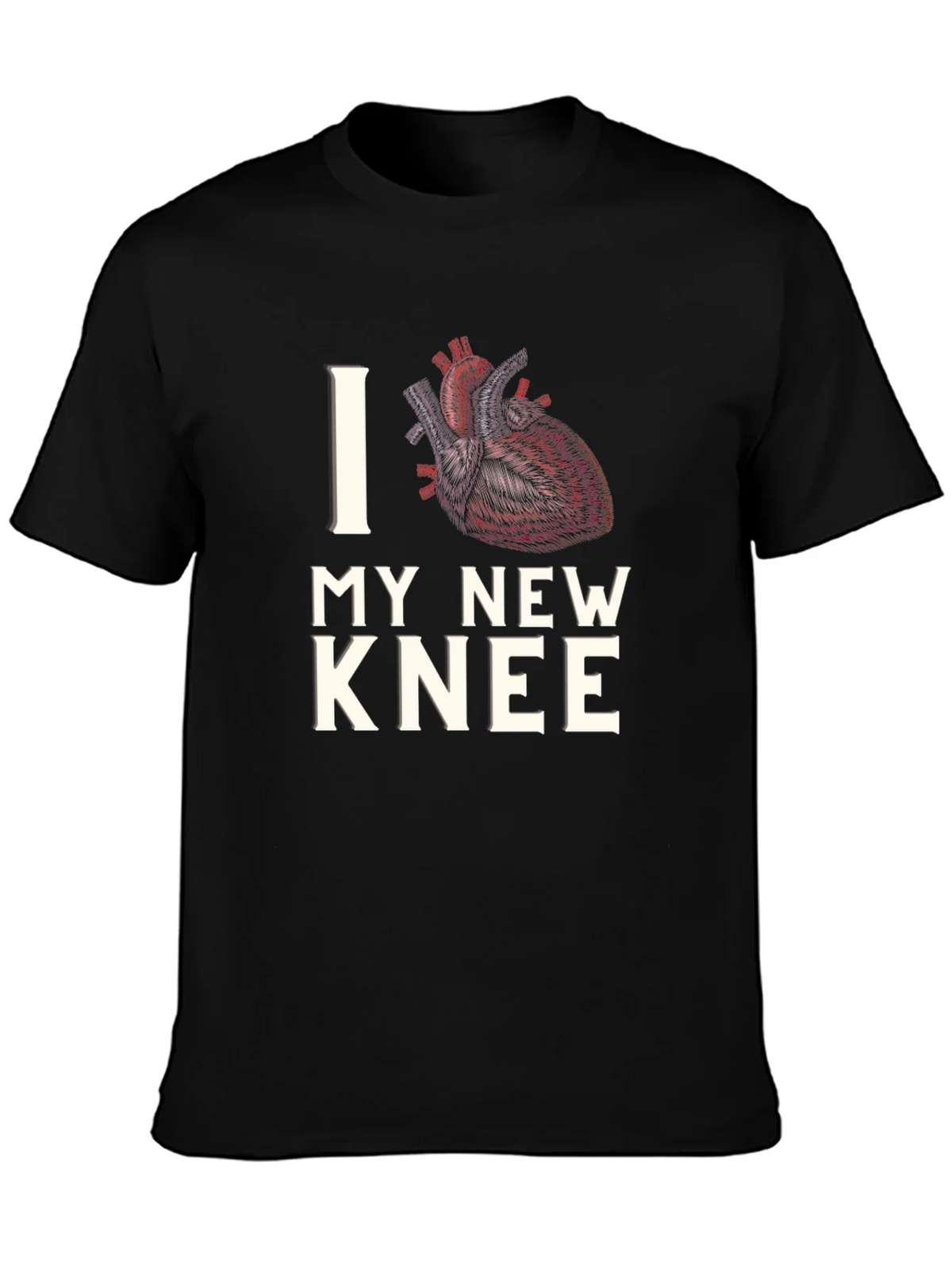 I Heart My New Knee Funny T-Shirt product image 3