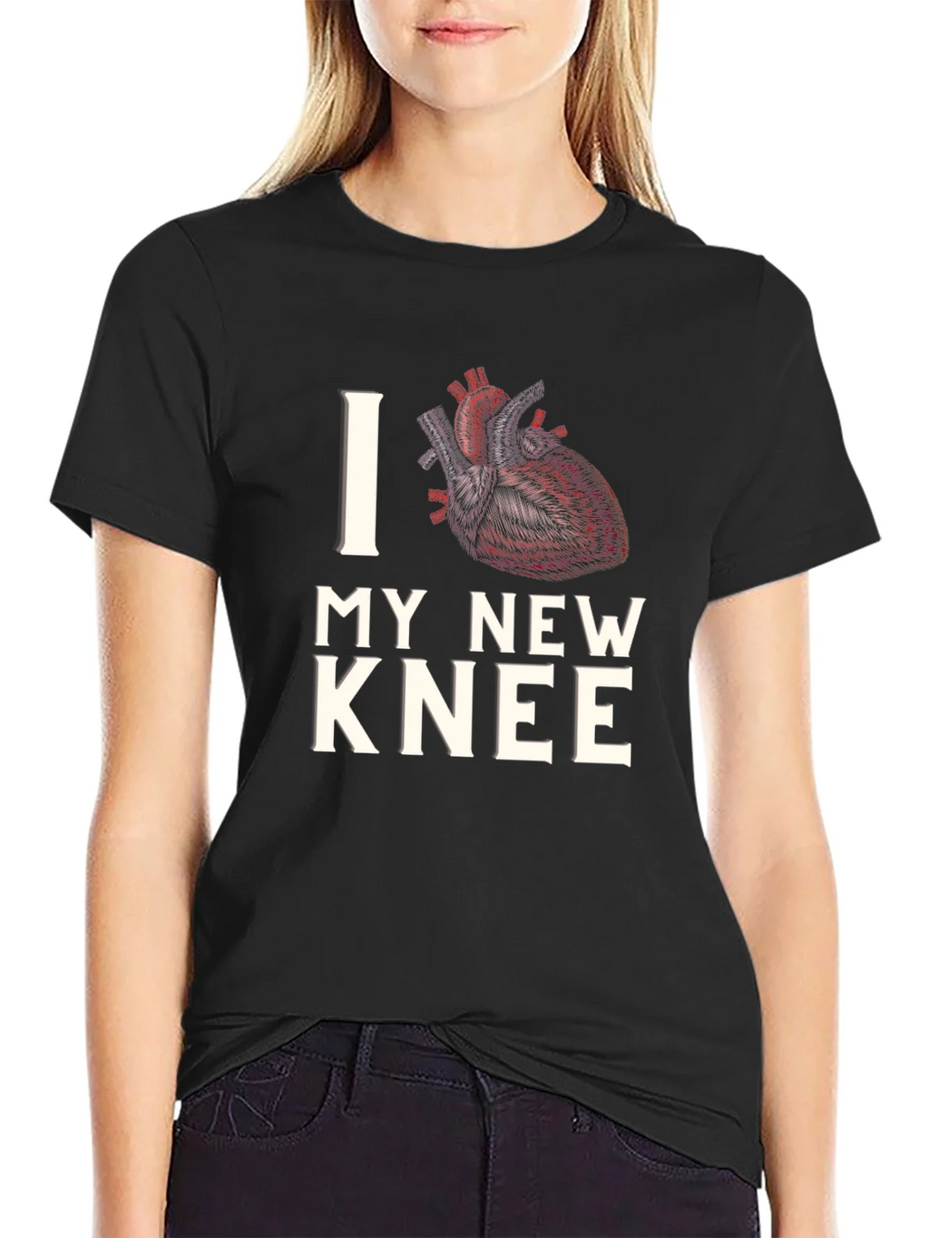 I Heart My New Knee Funny T-Shirt product image 2