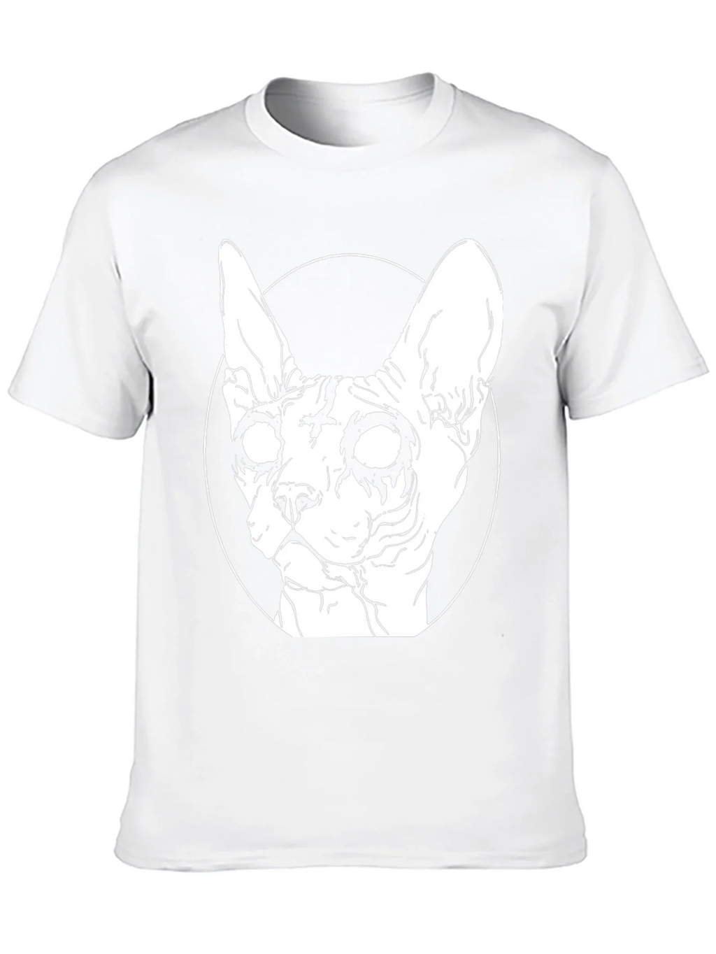 Gothic Cat Graphic T-Shirt - Black product image 9
