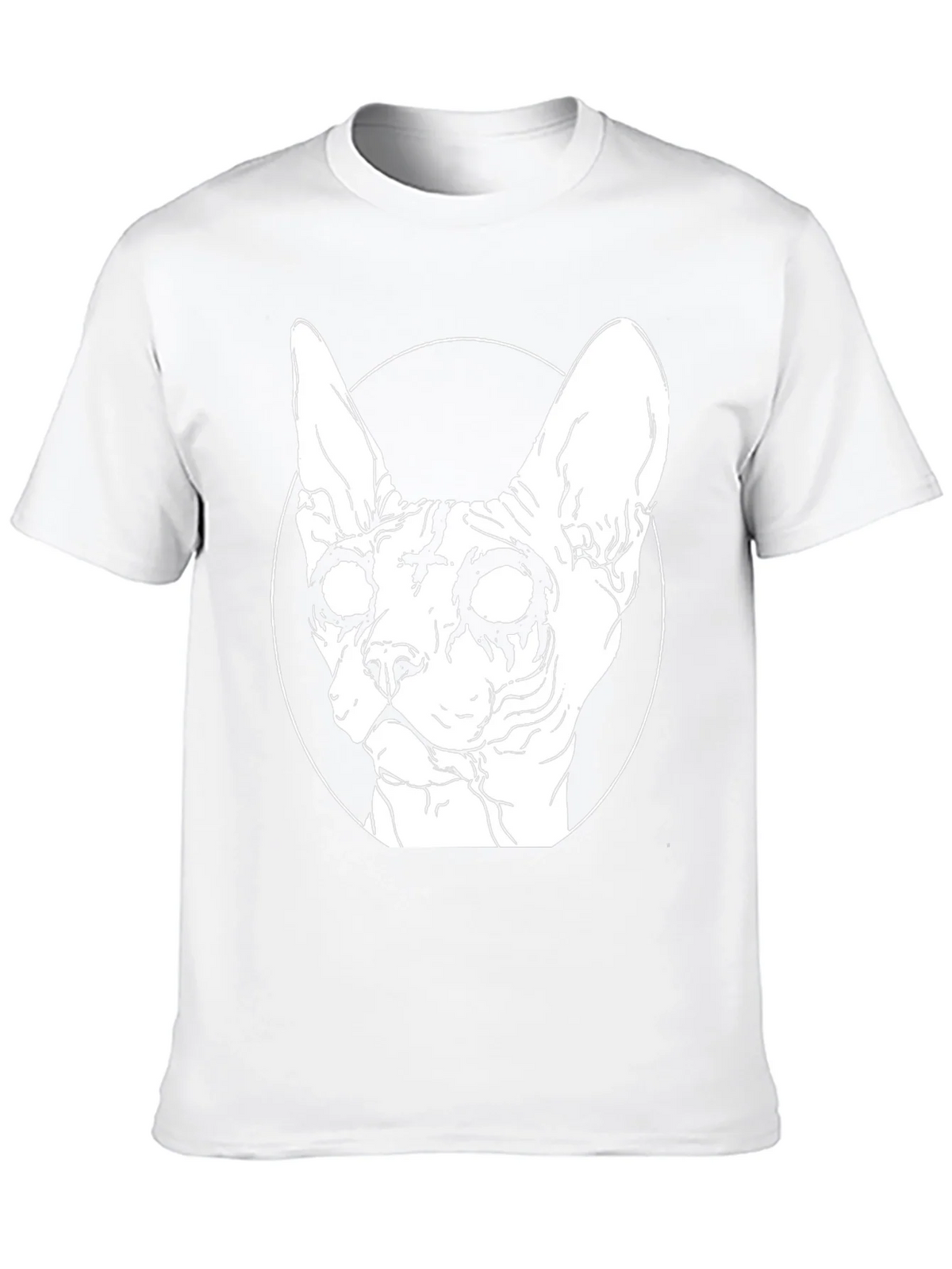 Gothic Cat Graphic T-Shirt - Black product image 9