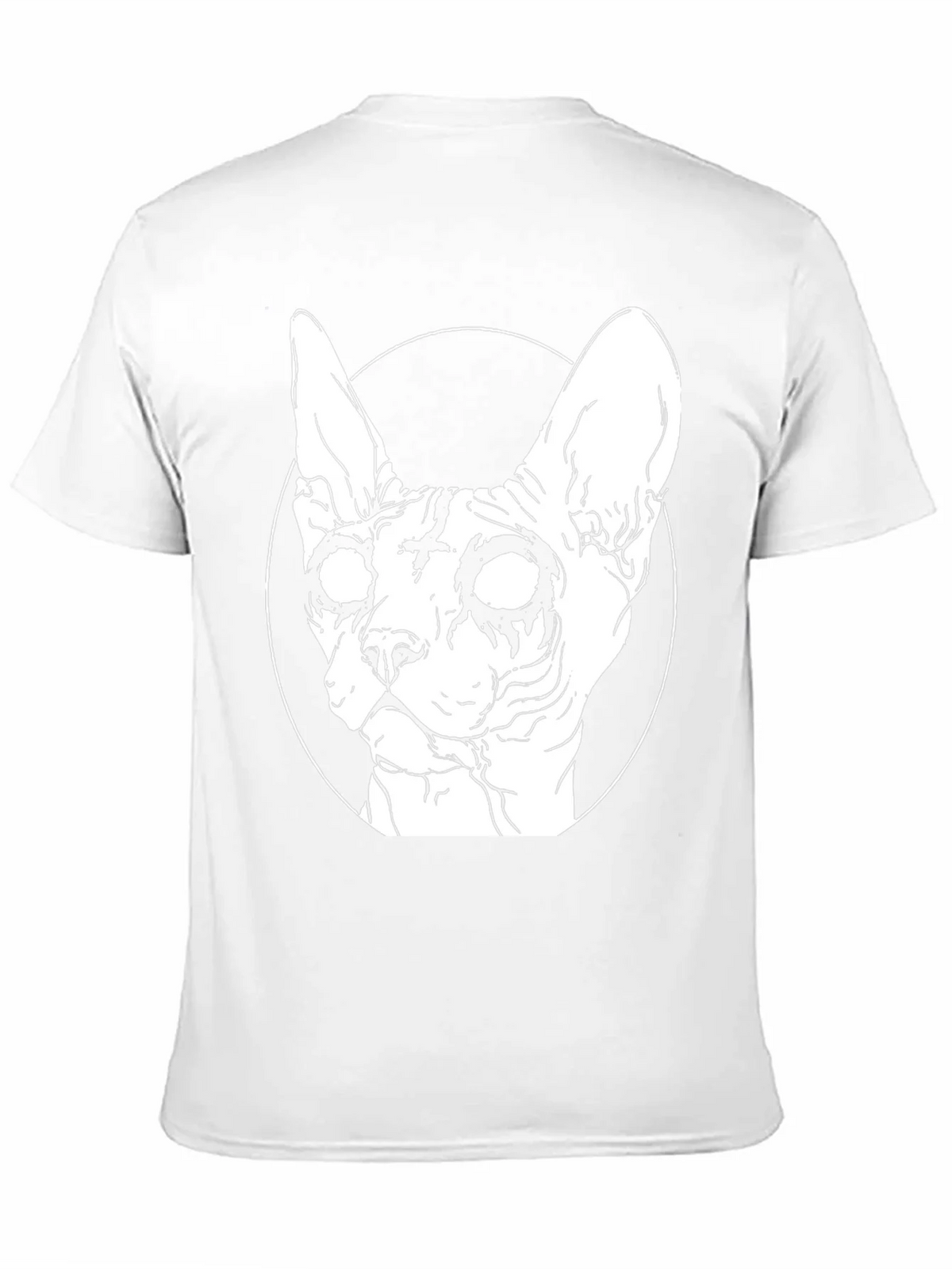 Gothic Cat Graphic T-Shirt - Black product image 10