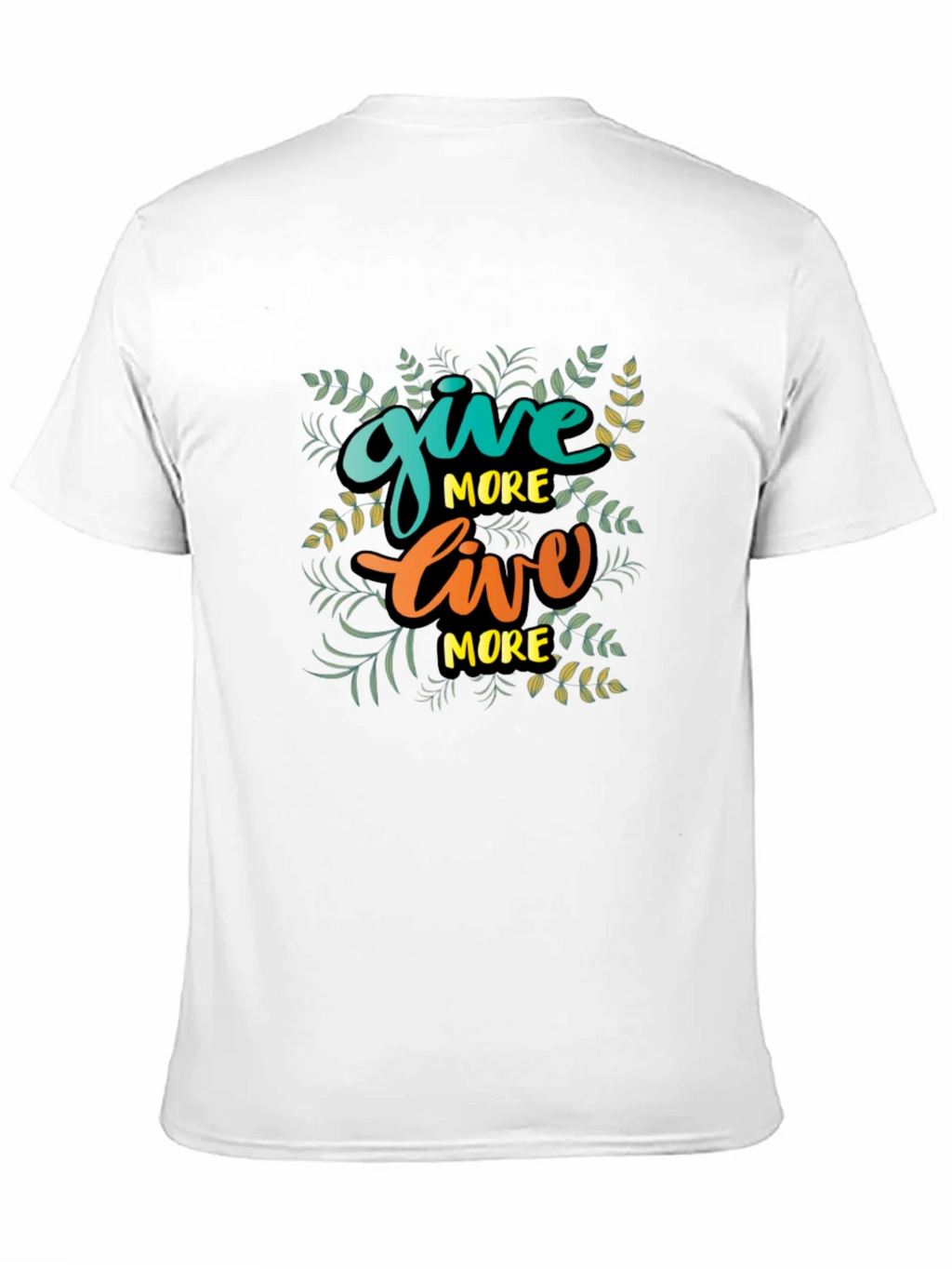 Give More Live Black T-Shirt product image 10