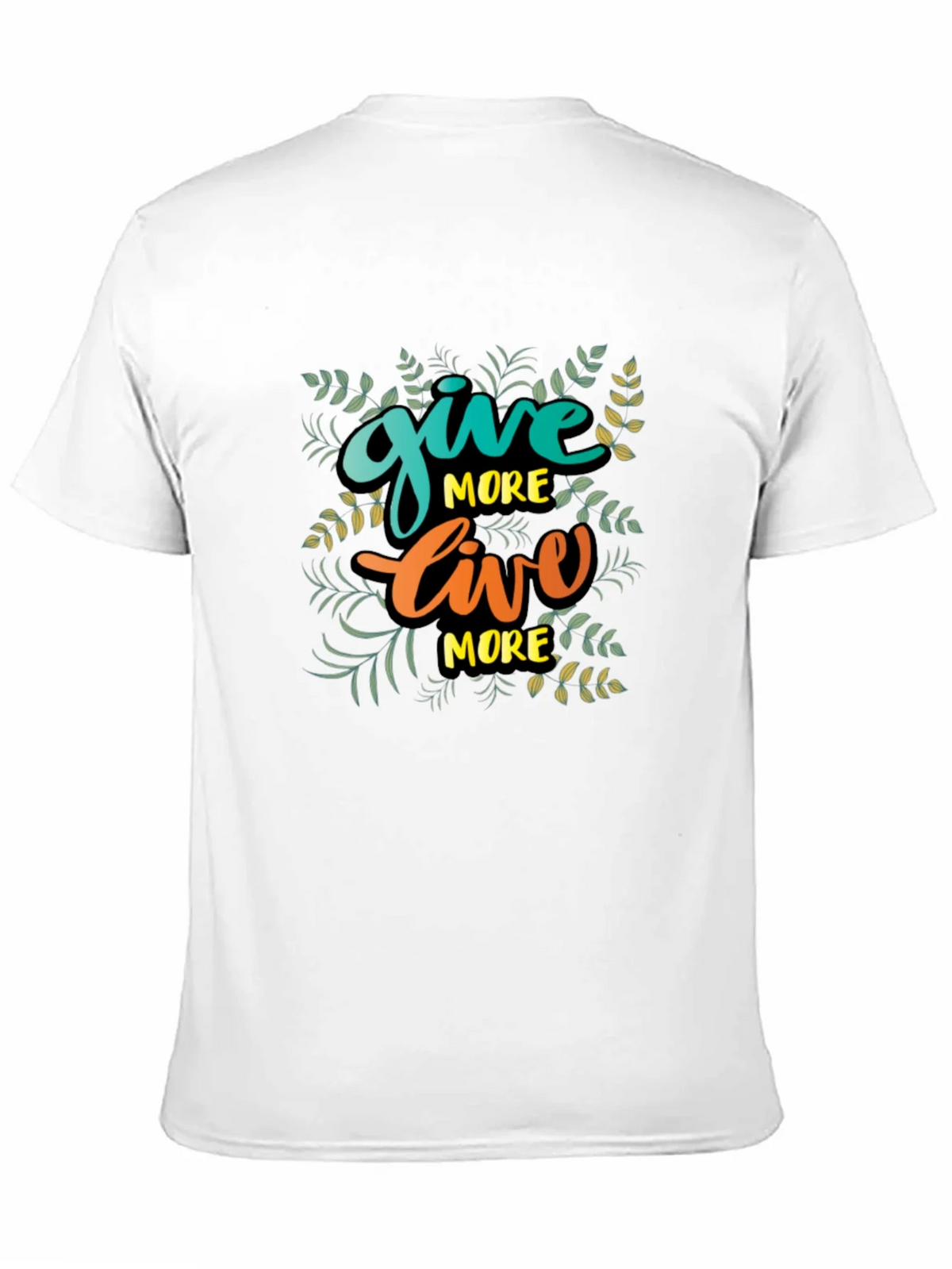 Give More Live Black T-Shirt product image 10