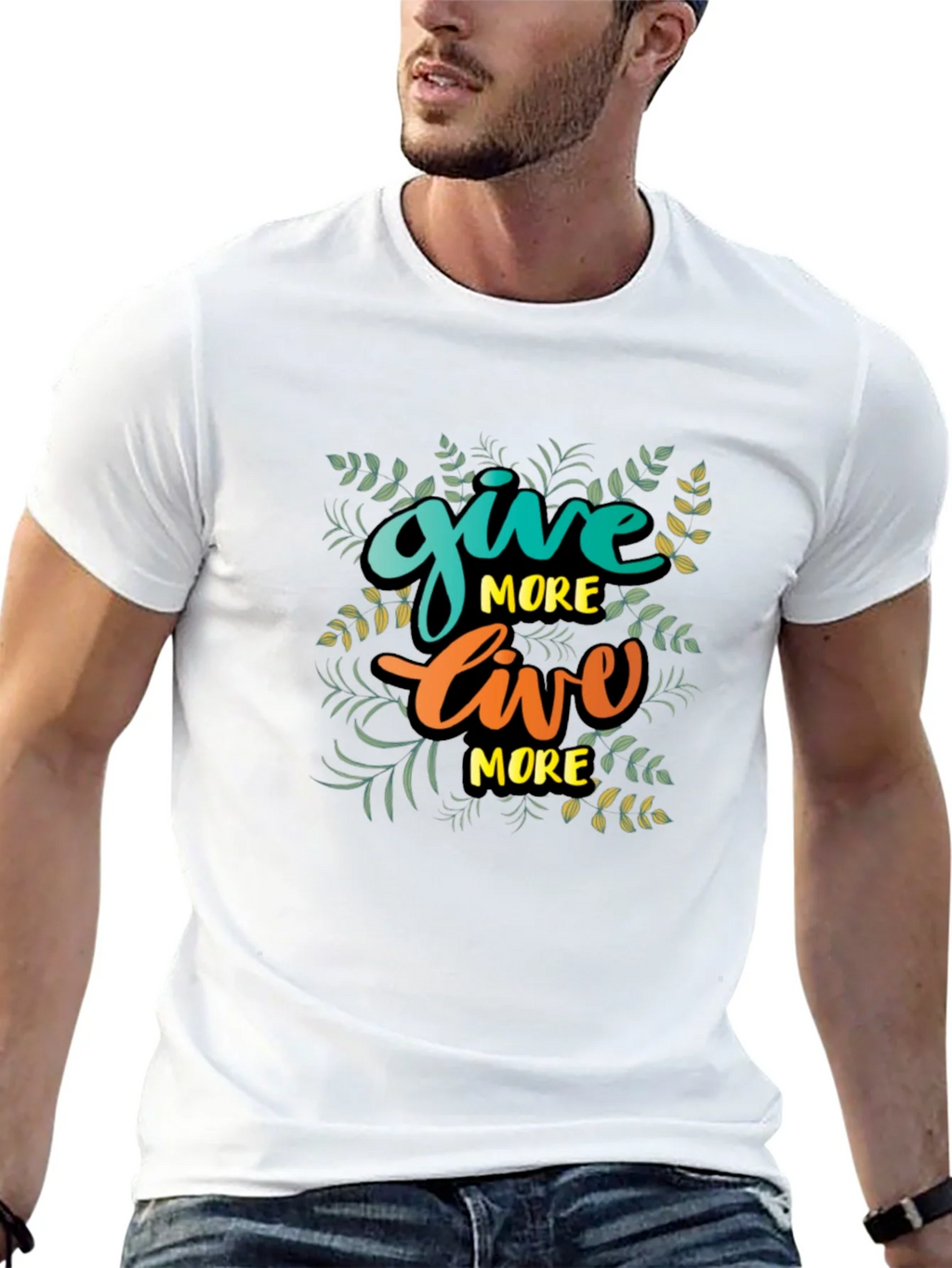 Give More Live Black T-Shirt product image 12