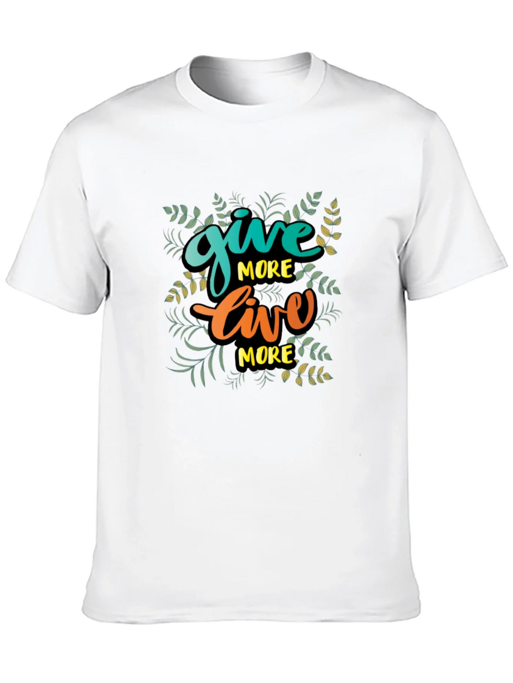 Give More Live Black T-Shirt product image 9