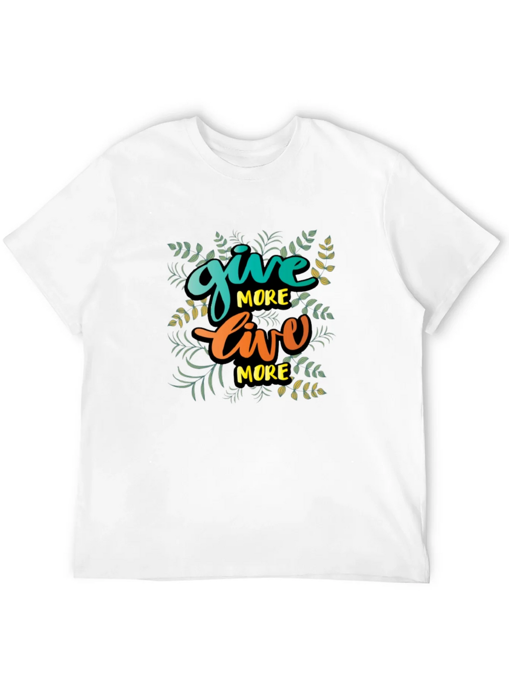 Give More Live Black T-Shirt product image 11