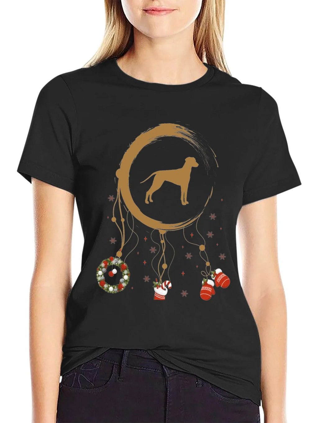 Dog Dreamcatcher Graphic Tee - Holiday Style product image 2