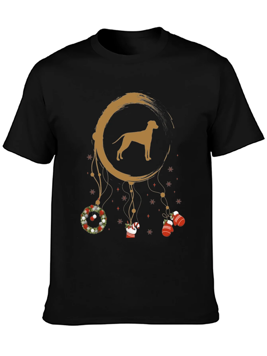 Dog Dreamcatcher Graphic Tee - Holiday Style product image 3