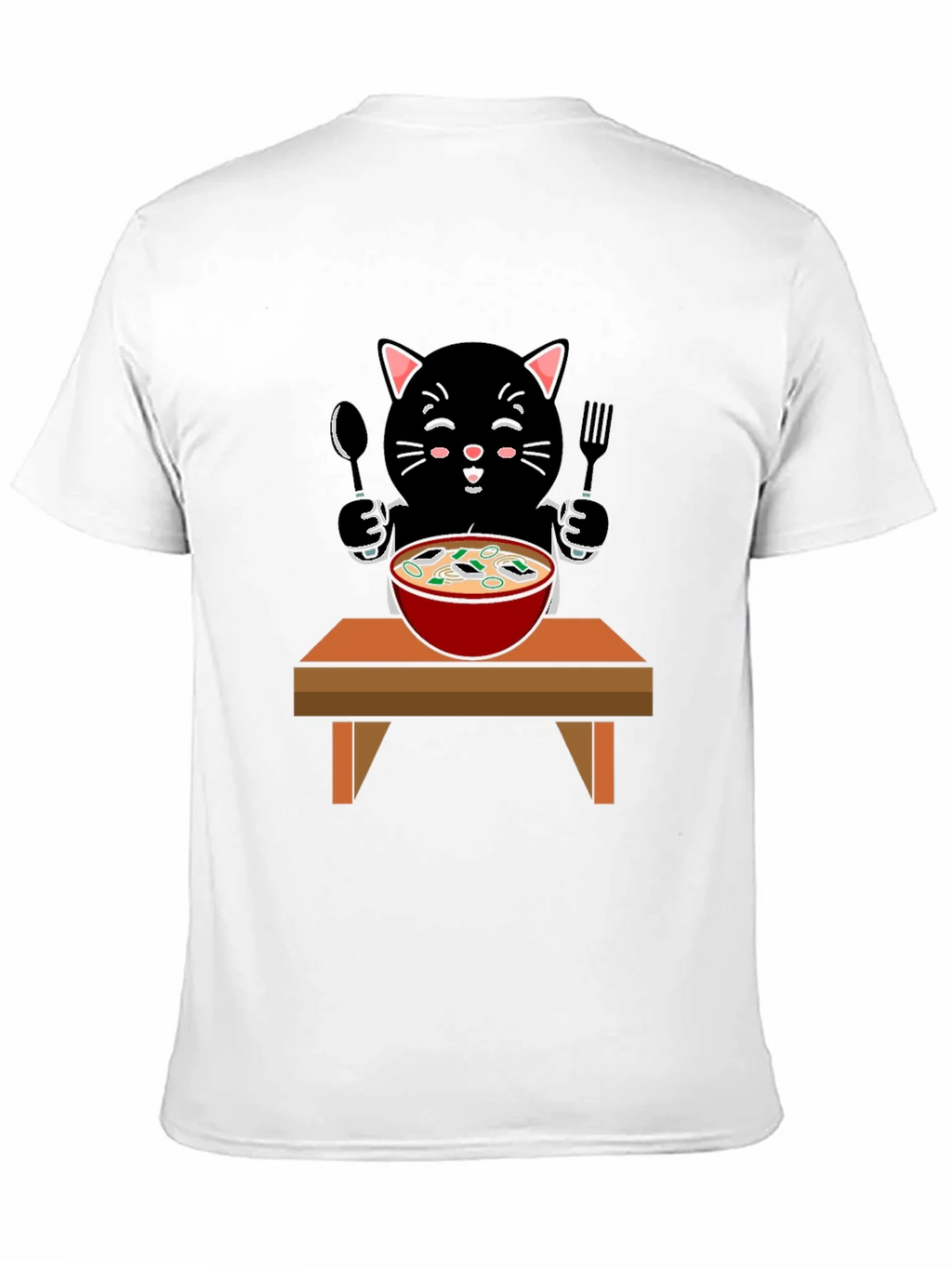 Cat Eating Ramen T-Shirt product image 10