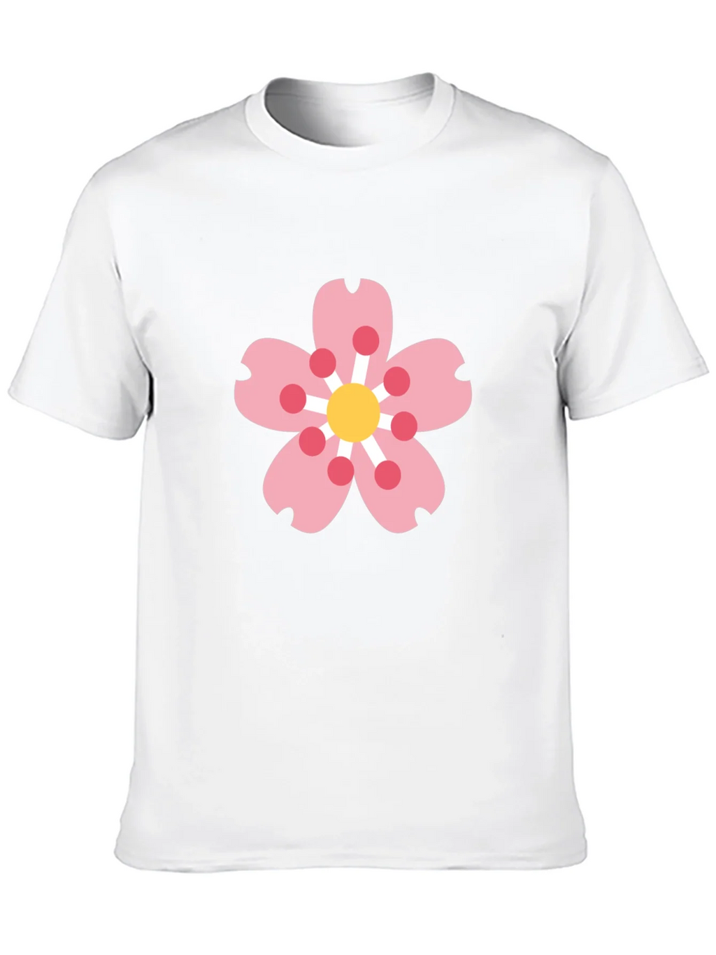 Black Tee with Sakura Blossom Graphic product image 9