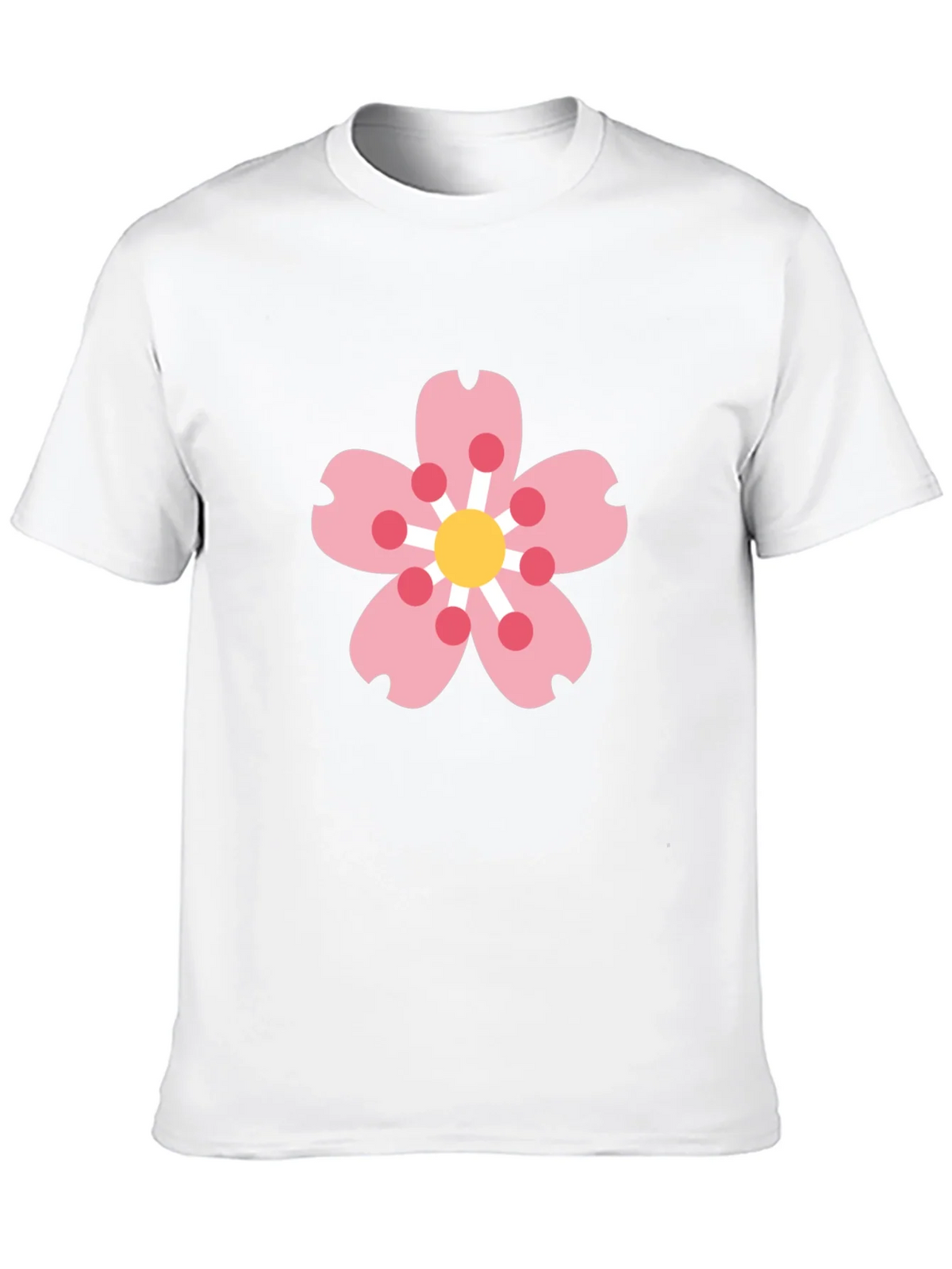 Black Tee with Sakura Blossom Graphic product image 9