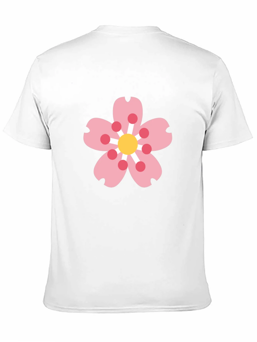 Black Tee with Sakura Blossom Graphic product image 10