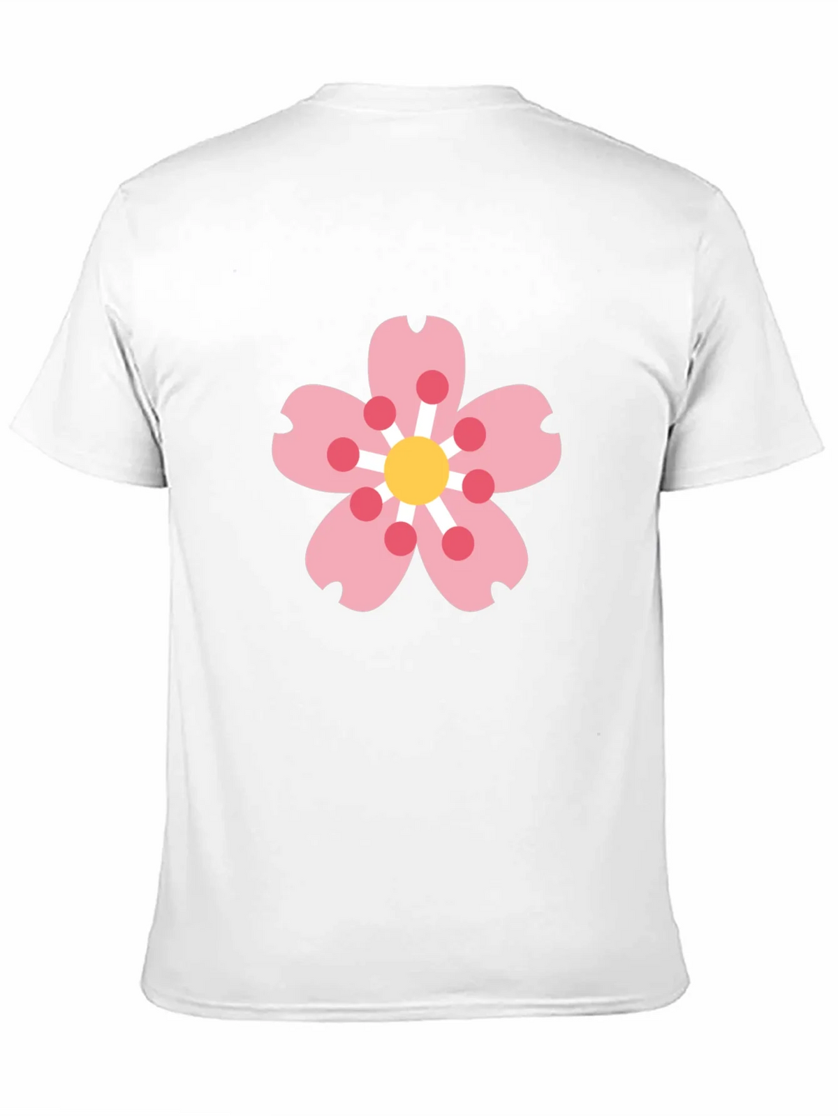 Black Tee with Sakura Blossom Graphic product image 10