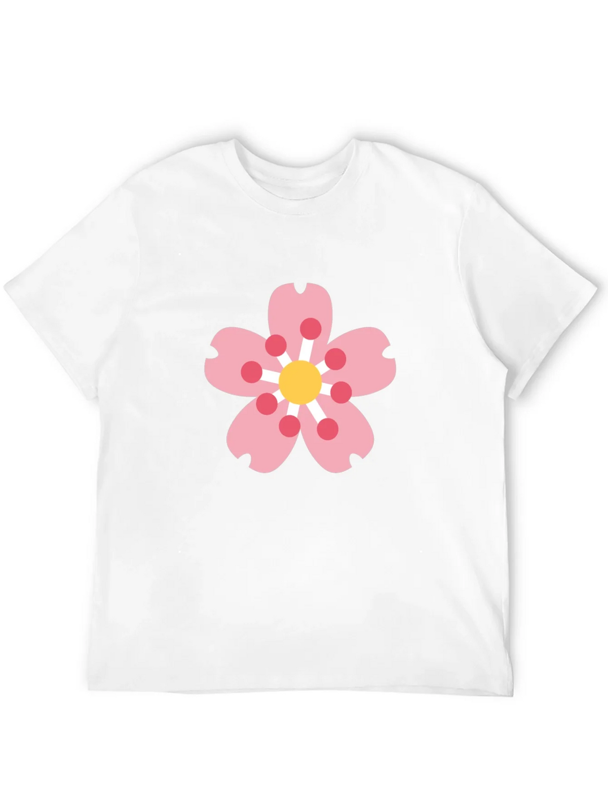 Black Tee with Sakura Blossom Graphic product image 11