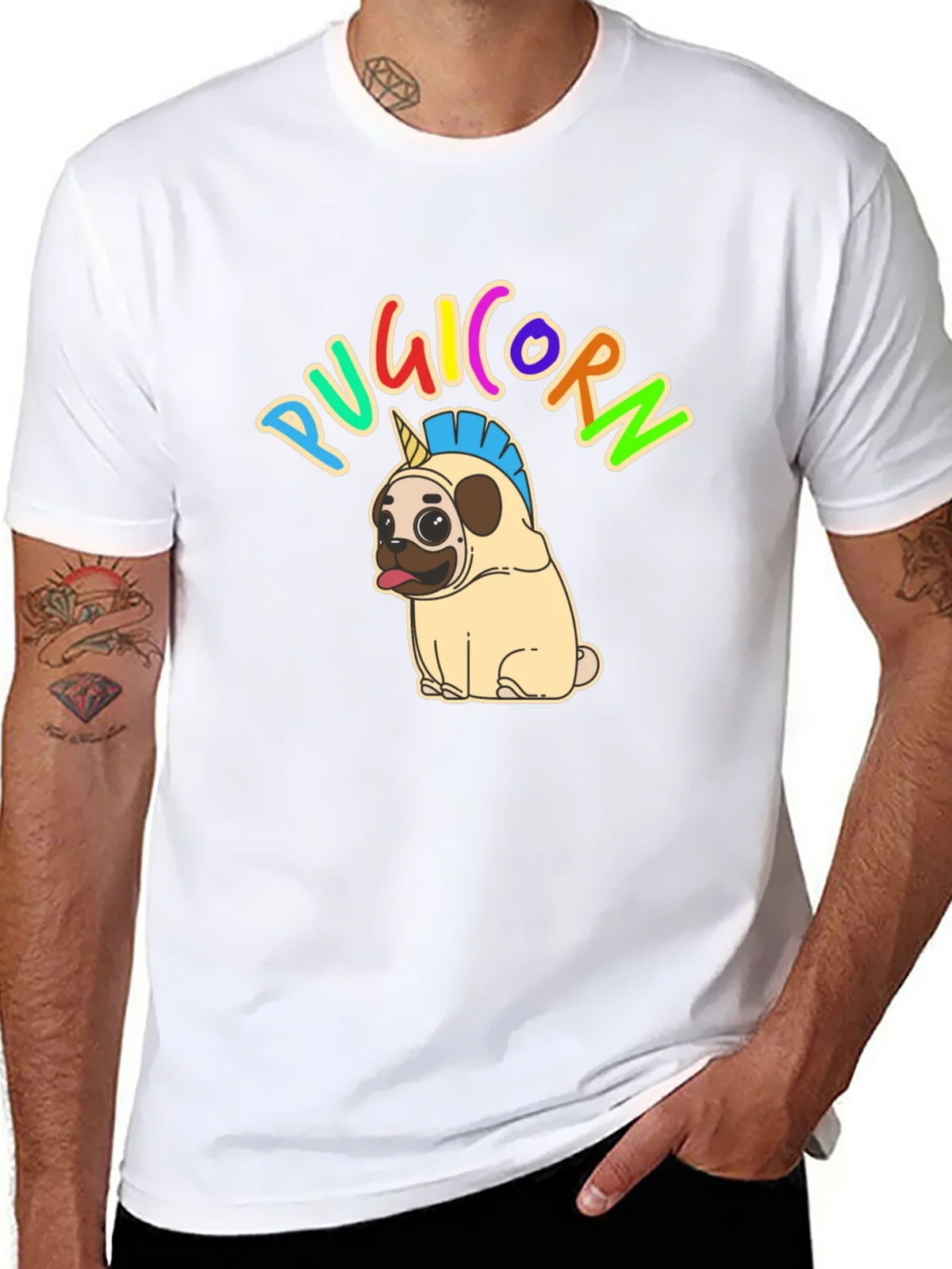 Pugicorn T-Shirt - Funny Unicorn Pug Tee product image 7