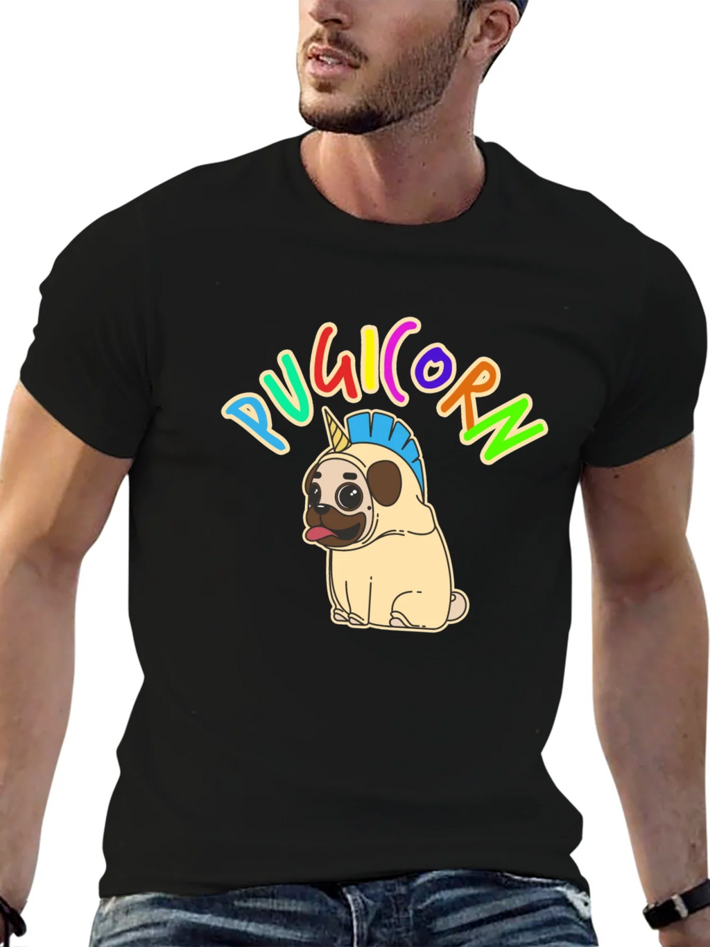 Pugicorn T-Shirt - Funny Unicorn Pug Tee product image 6