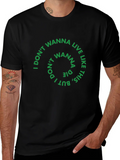 I Dont Wanna Live Like This Graphic Tee product image 1