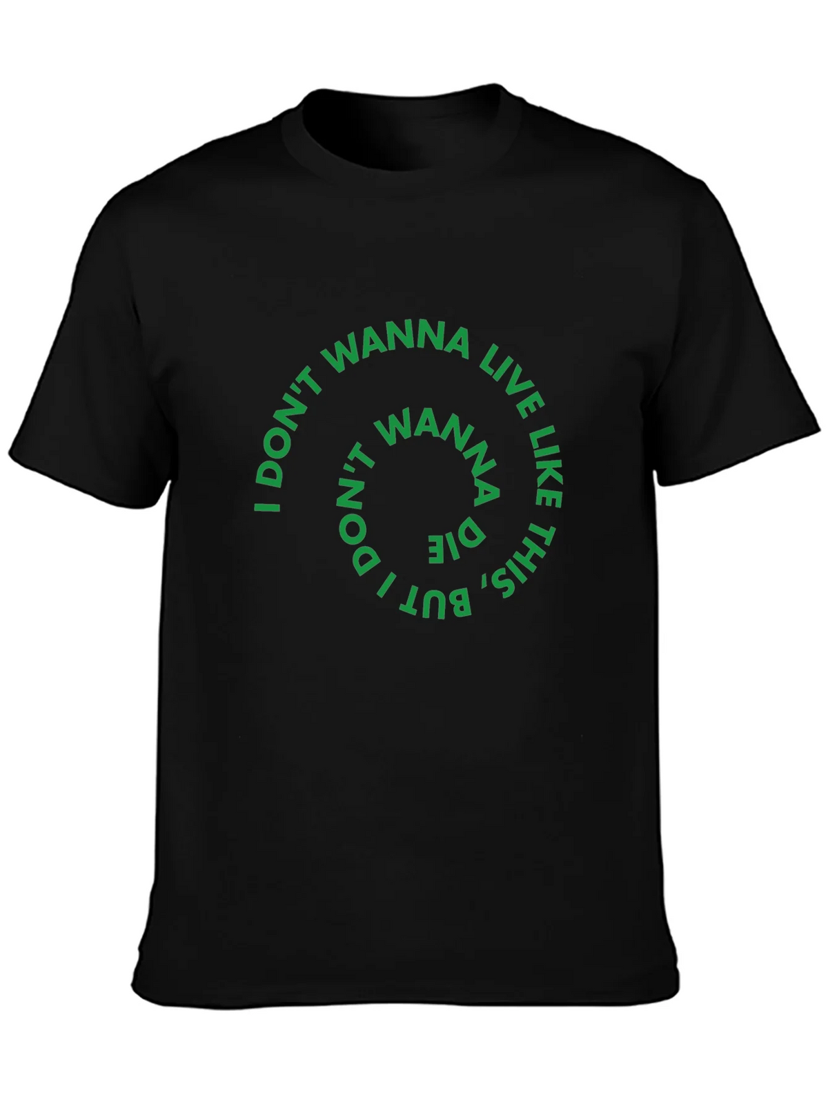 I Dont Wanna Live Like This Graphic Tee product image 3