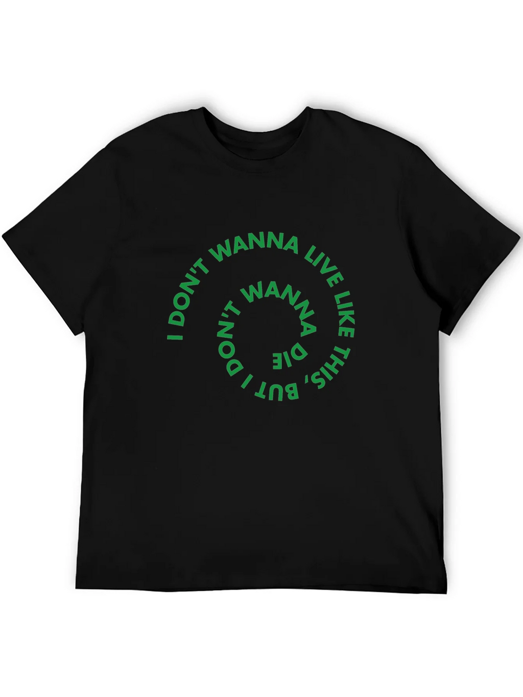 I Dont Wanna Live Like This Graphic Tee product image 5