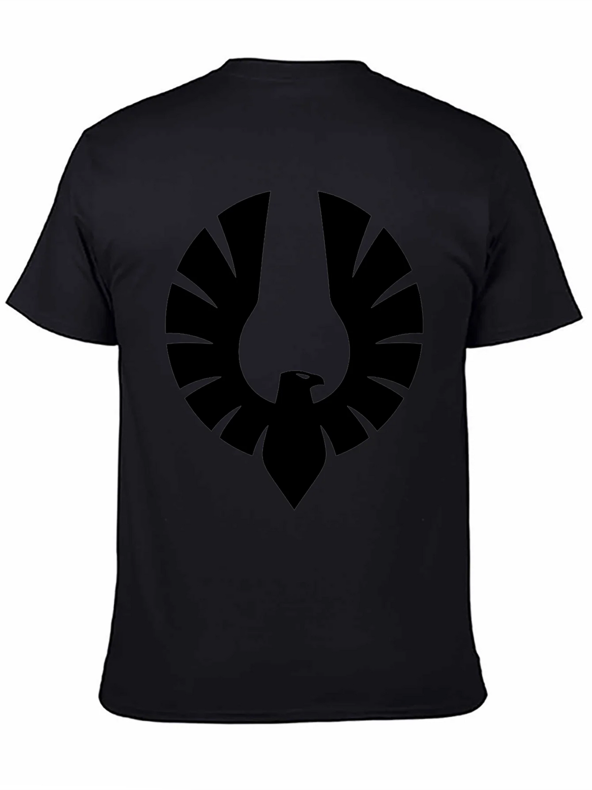 Mens Black Graphic Tee - Phoenix Emblem product image 4