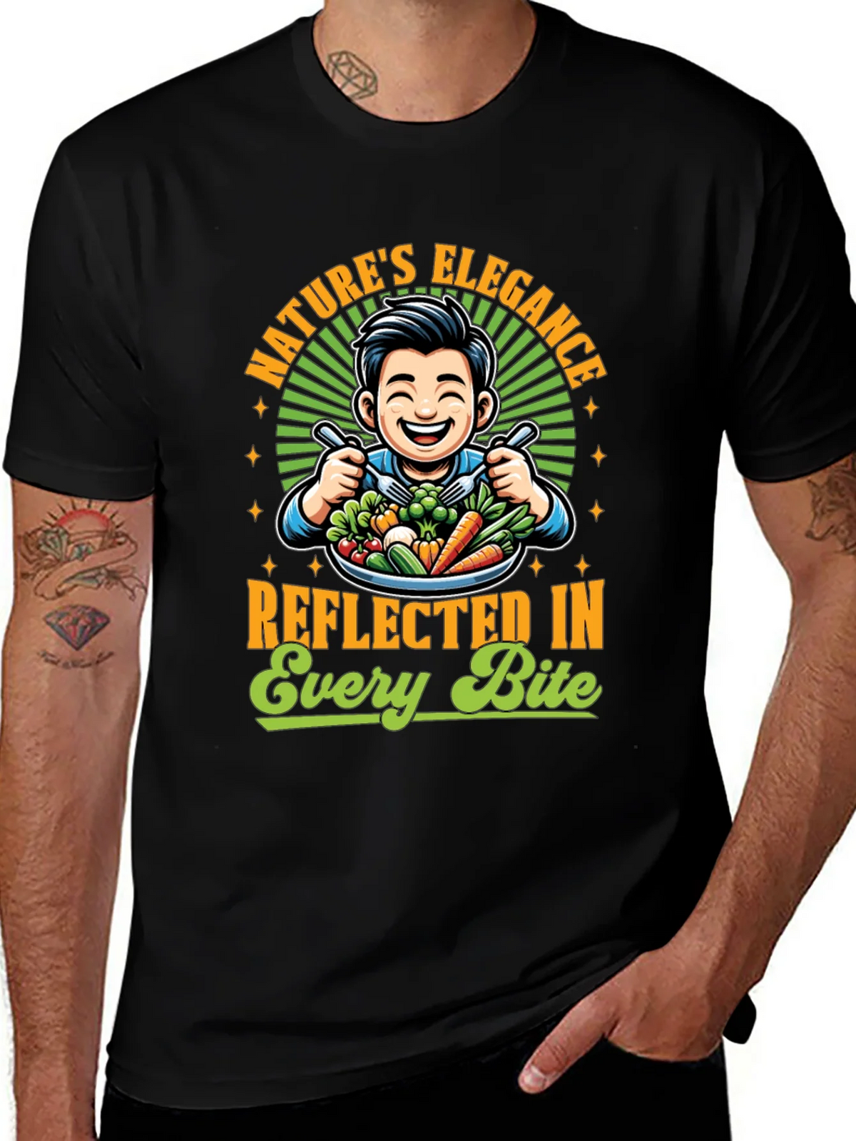 Natures Elegance Vegan Graphic Tee product image 1